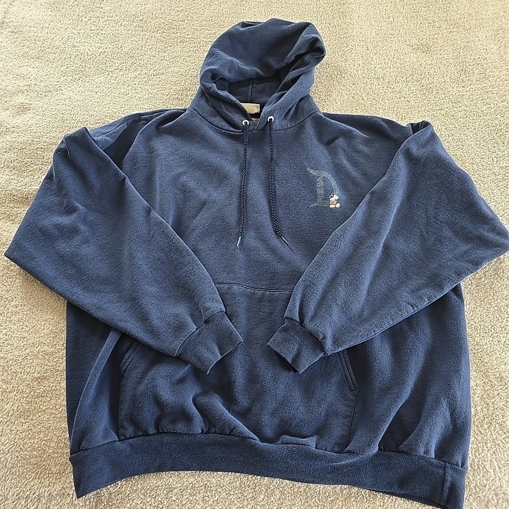 Disney Parks Hanes Mickey Mouse Disneyland Resort Hoodie Size 3XL Blue - Picture 10 of 10
